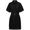 Cora Shirt Dress / Black