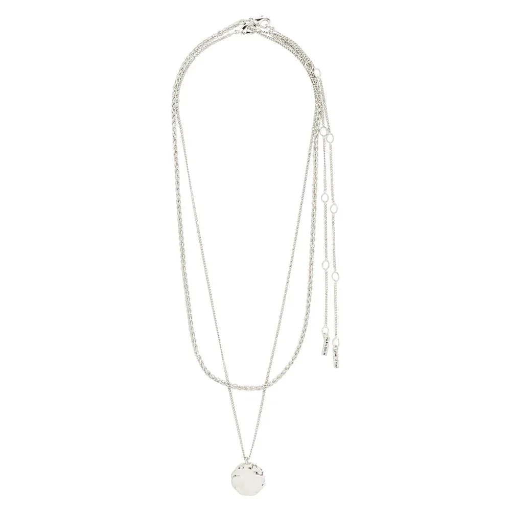 Declan Recycled Necklace - Silver Plated