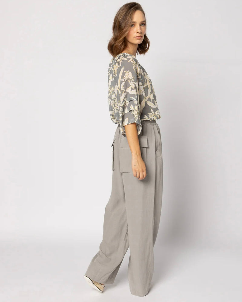 Frond Blouse - Dusk Floral