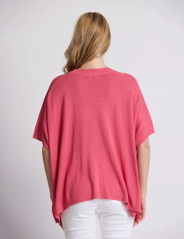 Elliot Cardigan - Raspberry
