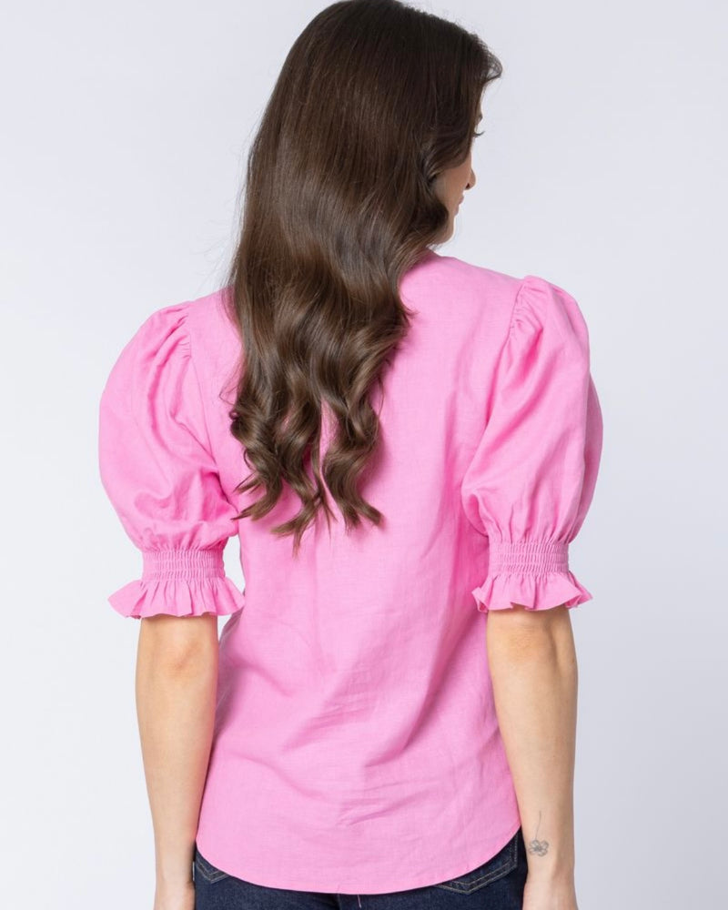 Relaxed Butterfly Top / Bubblegum