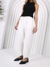 Leo Barrel Jeans / White