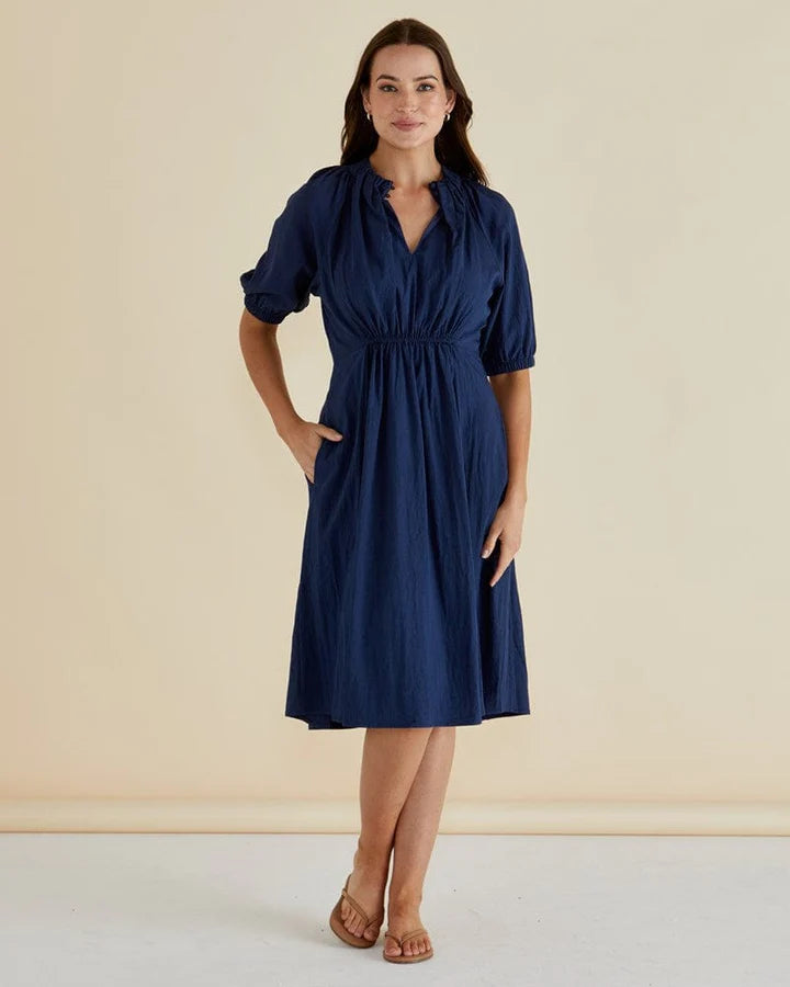 Emery Dress / Navy Blue