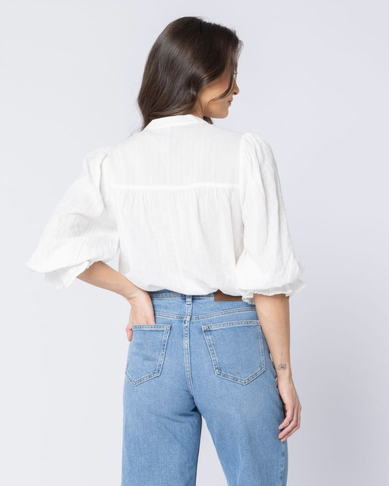Celia Top / White Lines