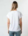 Cuff Sleeve T-Shirt / White California