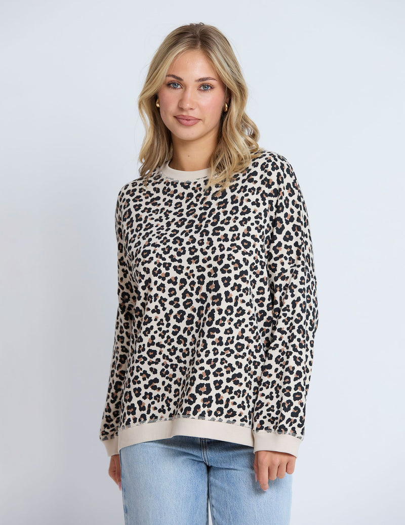 Newport Sweat - Leopard