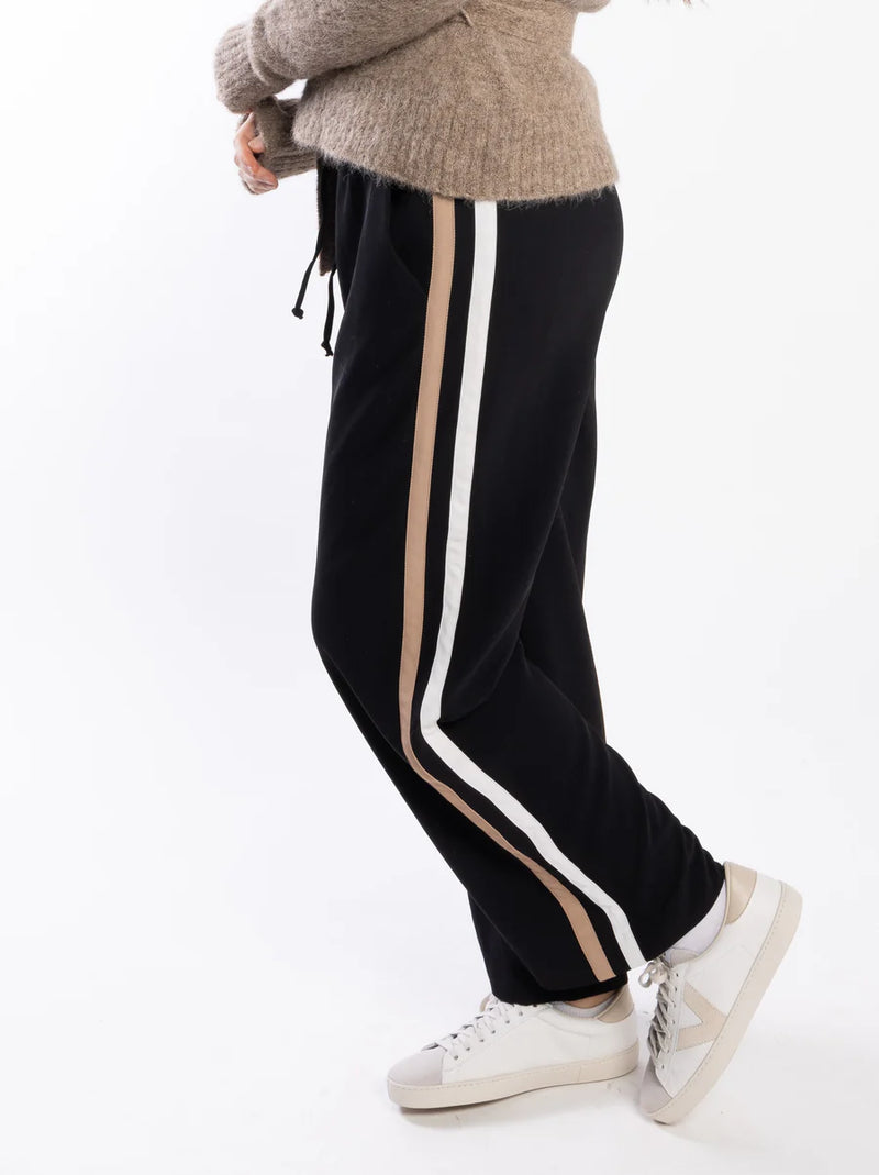 Forde Pant - Black/Tan/Cream