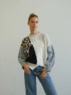 Tessa - Denim/Leopard
