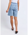 Atlas Long Denim Short / Mid Blue Wash