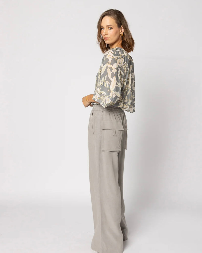 Frond Blouse - Dusk Floral
