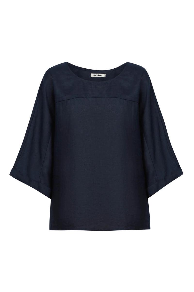 Studio Relaxed Top / Navy