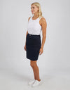 Belle Denim Skirt / Washed Black