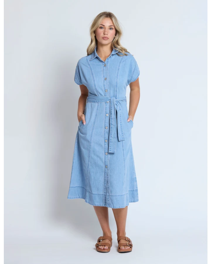Duke Dress / Light Wash