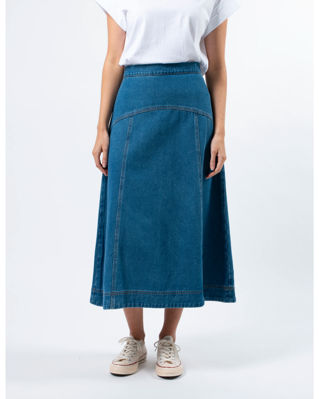 Dixie Skirt - Mid Wash