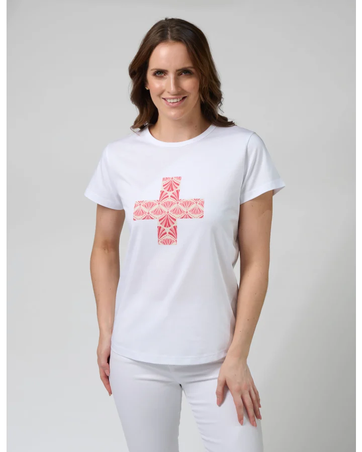 Classic Tee Strawberry Scoop / White