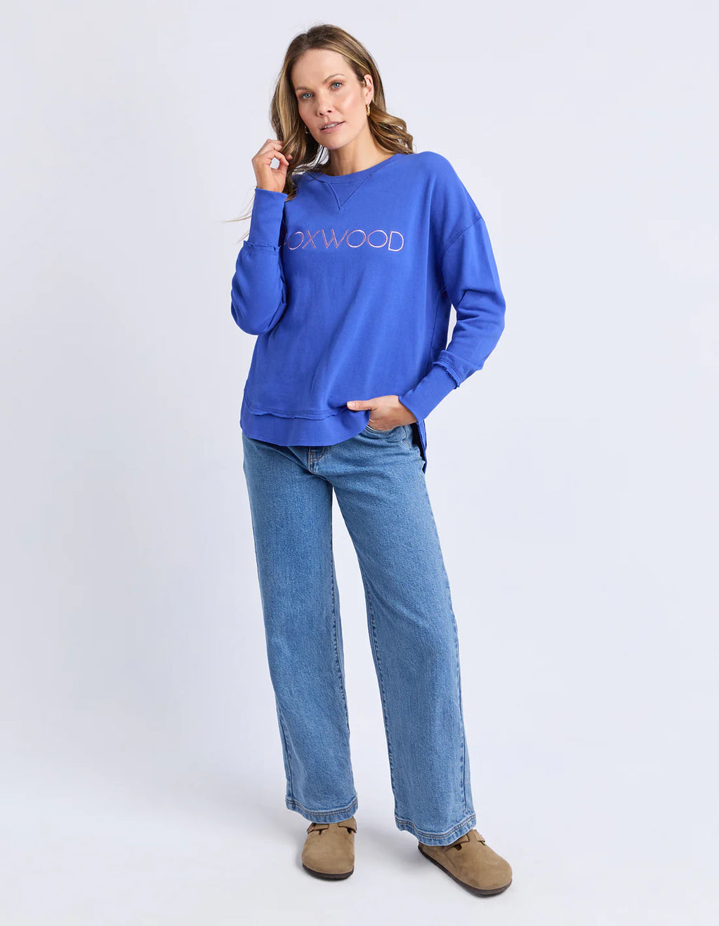 Simplified Metallic Crew / Blue