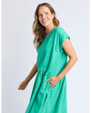Sunset Hour Solid Dress / Gumdrop Green