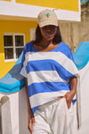 Jardin Stripe TShirt - Azul