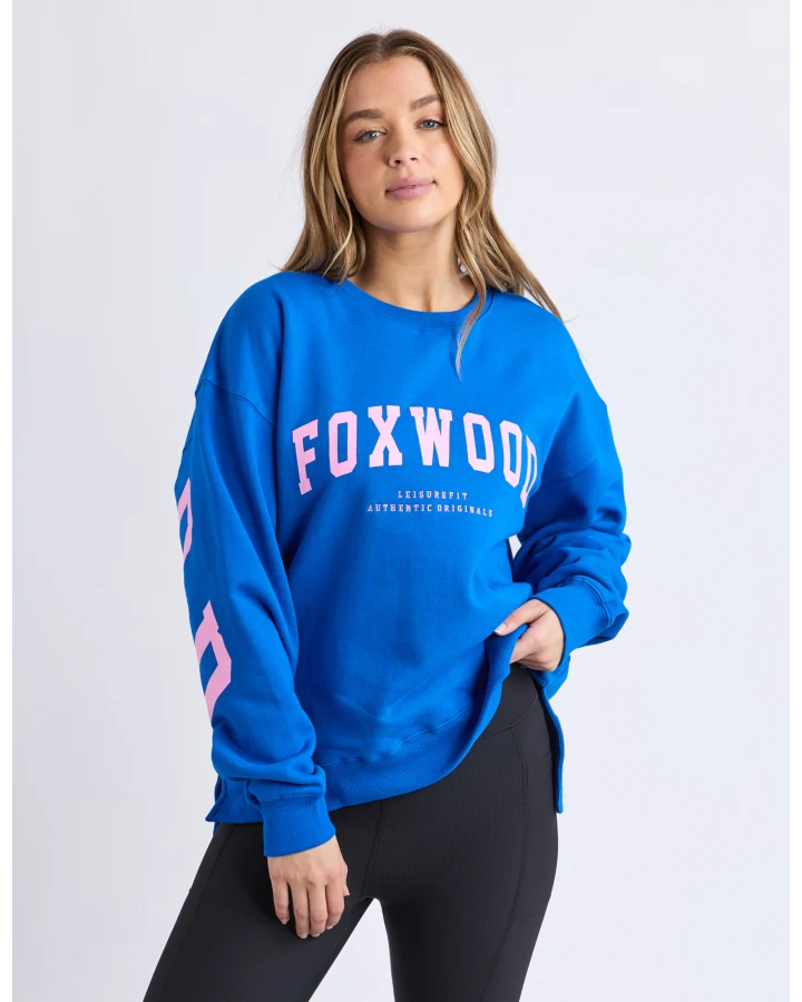 Interval Crew - Cobalt Blue / Neon Pink