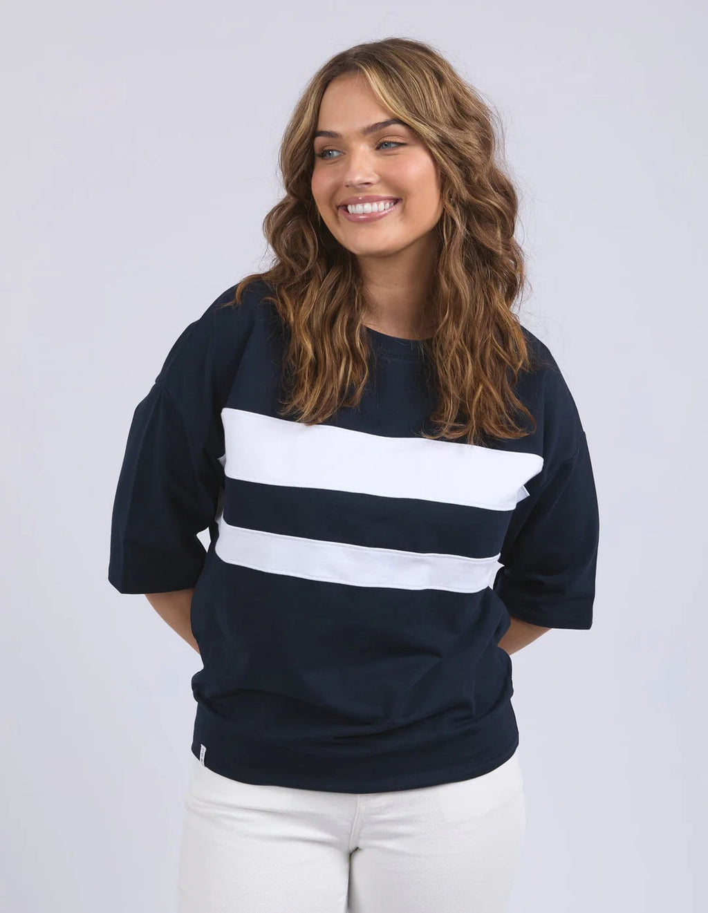 Nico Sweat - Navy with White Panels