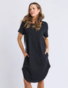 Bay Tape Dress / Black