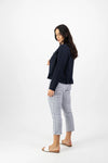 Jacket with Frill Hem - Ink