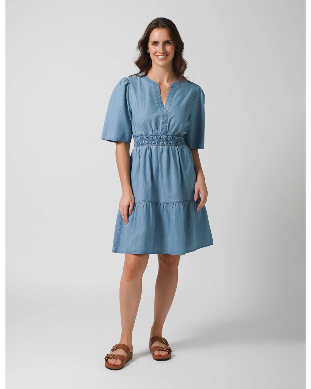 Vida Dress / Light Wash