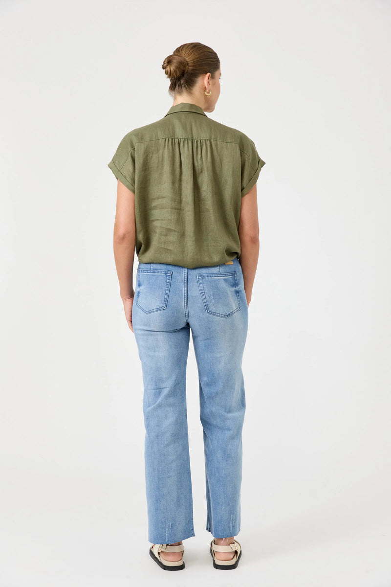 Studio Tie Shirt - Khaki