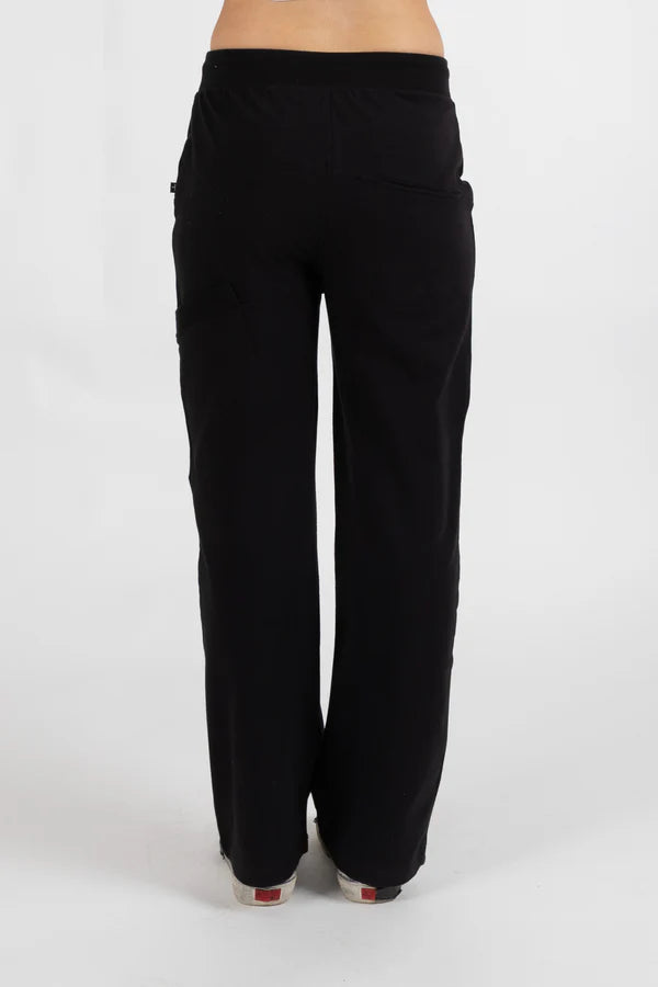 Loose Leg Trackies / Black