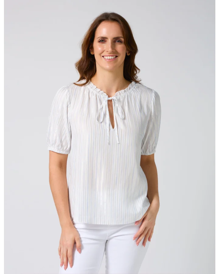 Arlo Blouse /  Santorini Stripe
