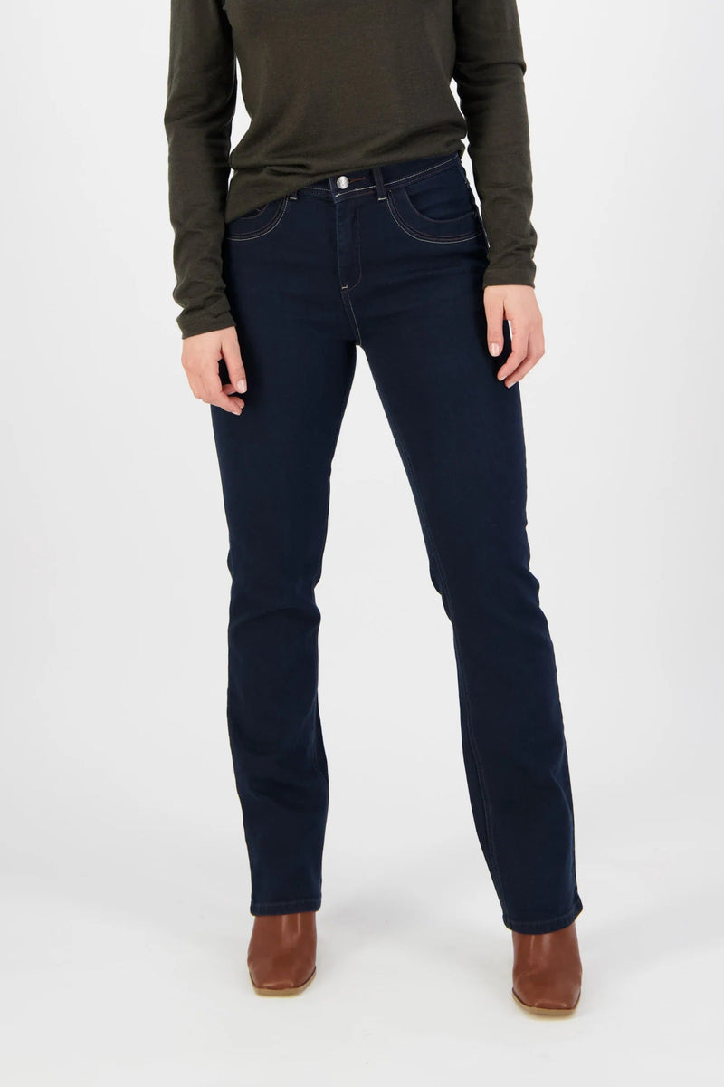 Straight Leg Full Length Jean - Indigo Denim