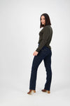 Straight Leg Full Length Jean - Indigo Denim