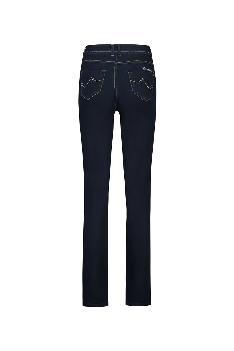 Straight Leg Full Length Jean - Indigo Denim