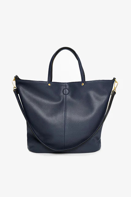 Hartley Reversible Tote - Navy/Silver