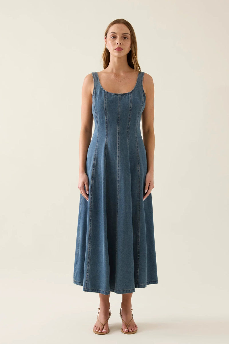 Sofie Denim Tank Dress - Drift