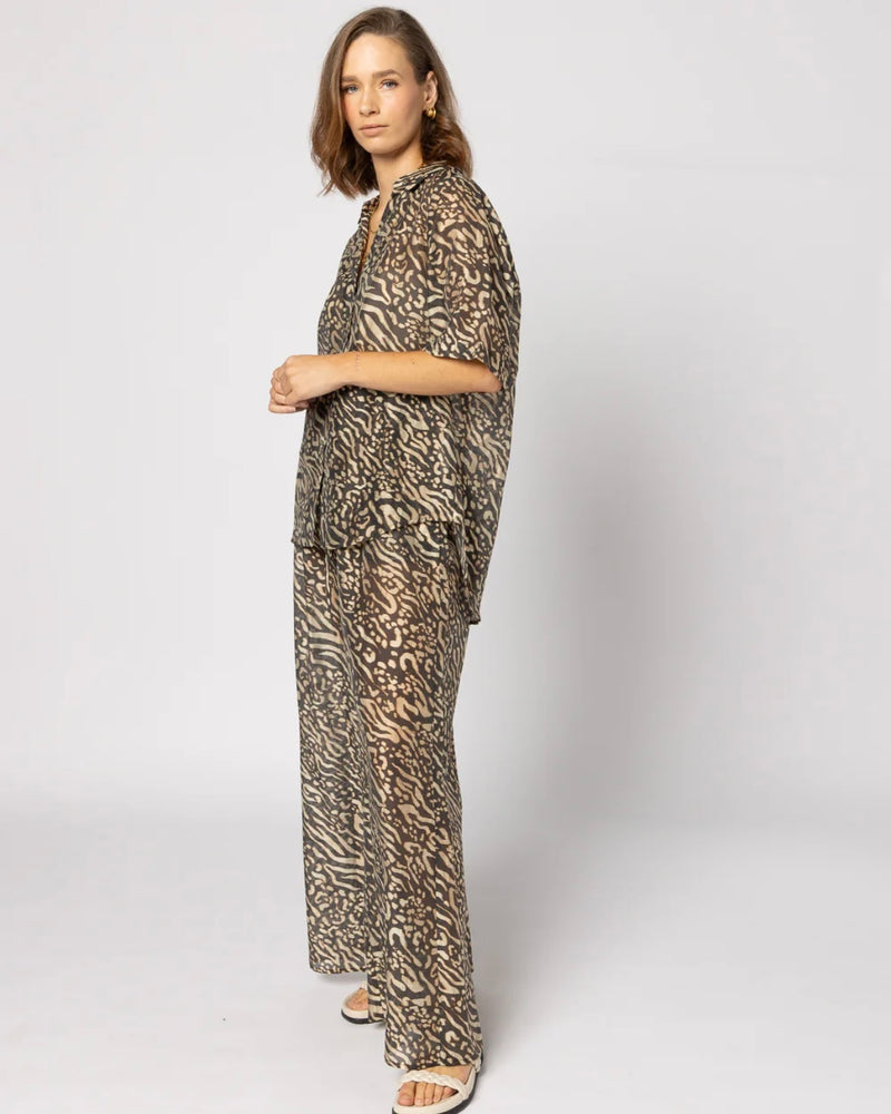 Piza Shirt - Zebra Print