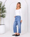 Toni Barrel Jeans /Light Blue