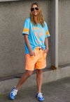 Tennis Tee - Aqua