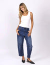 Toni Barrel Jeans / Blue