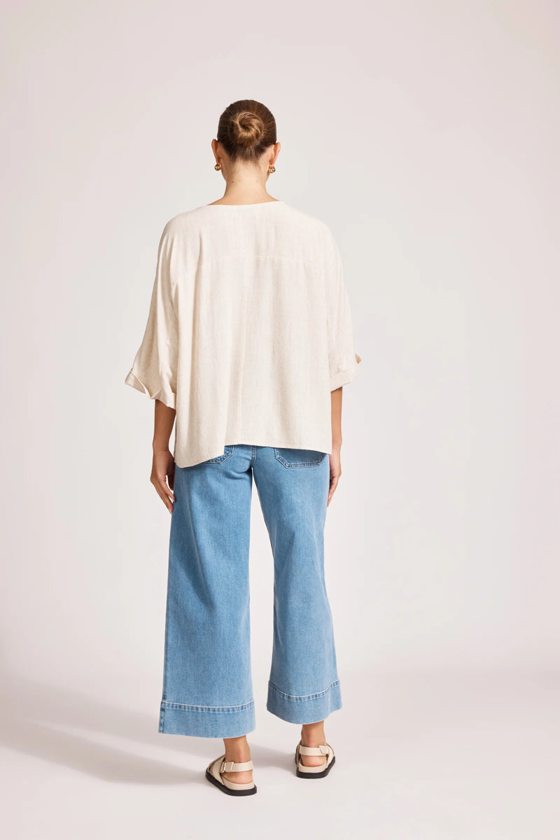 Alesia Relaxed Top - Tusk