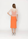 Arrow Mesh Top - White