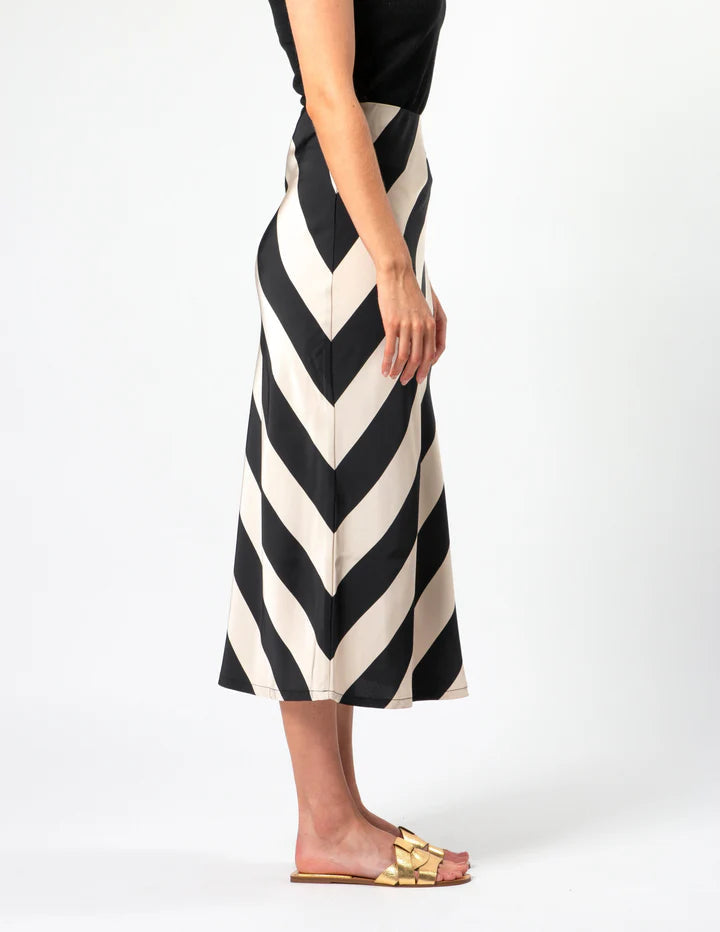 Angelina Skirt - Black & White