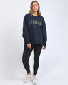 Interval Crew / Navy with Khaki Logo