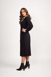 Long Sleeve Knit Dress - Midnight