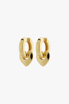 Iokaste Recycled Chunky Hoops - Gold Plated