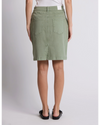 Strike Skirt - Khaki Denim