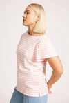 Margherita Stripe Tshirt - Cameo
