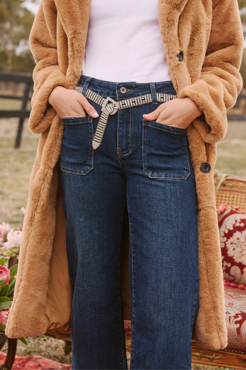 Bobbi 7/8 Jean / Denim Mid Wash