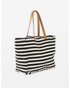 Bodrum Tote / Black Stripe