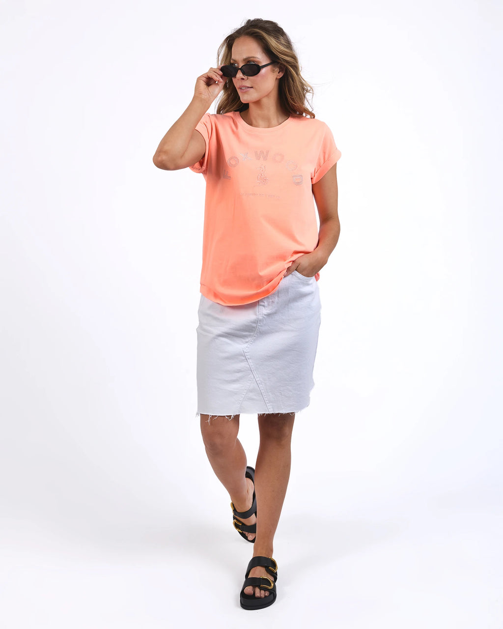 Effortless Tee - Neon Peach